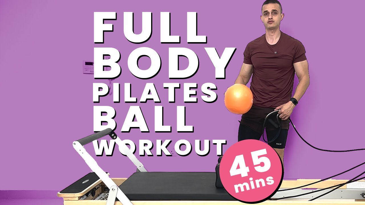 45 MINS FULL BODY Reformer Pilates Ball Workout | Anesti Mano x Align-Pilates