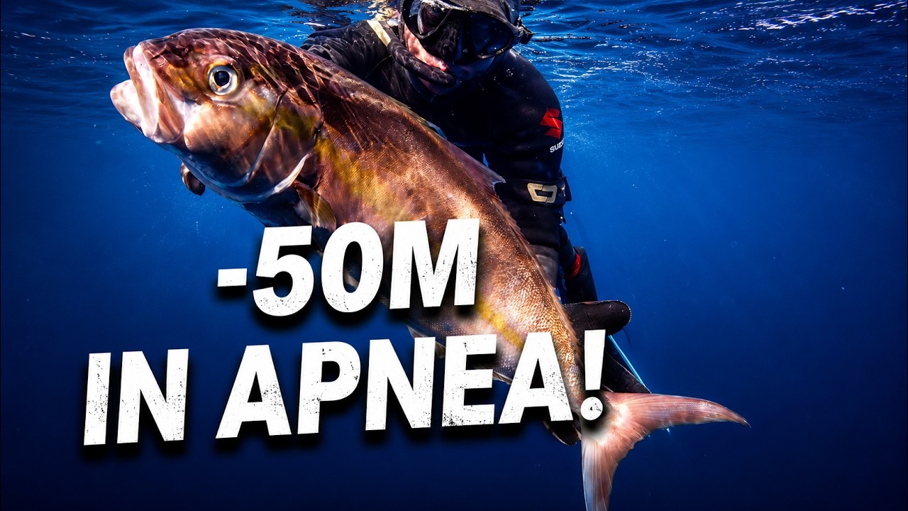 OLTRE 50M IN APNEA! PESCASUB AI GROSSI PREDATORI