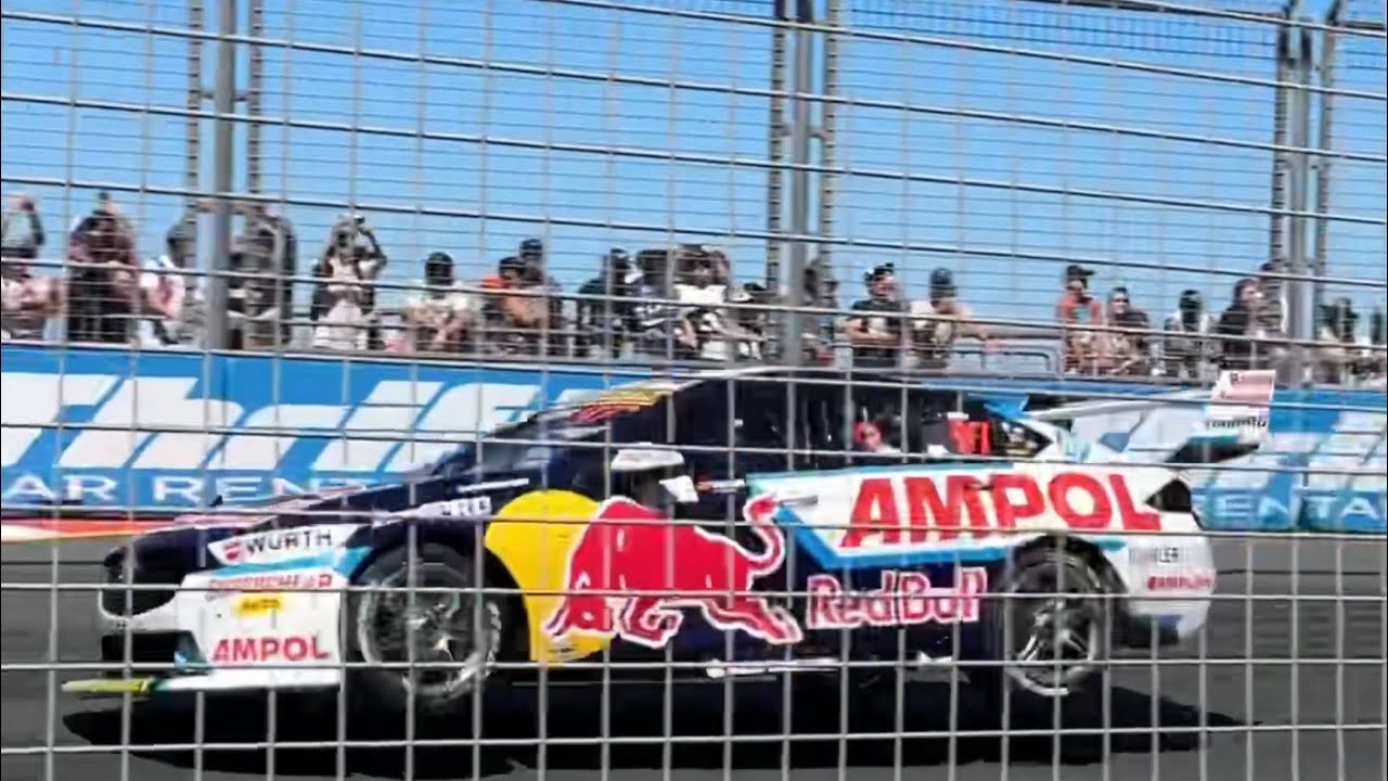 Gold Coast 500 - Shane Van Gisbergen throwing it through the Beach Chicane