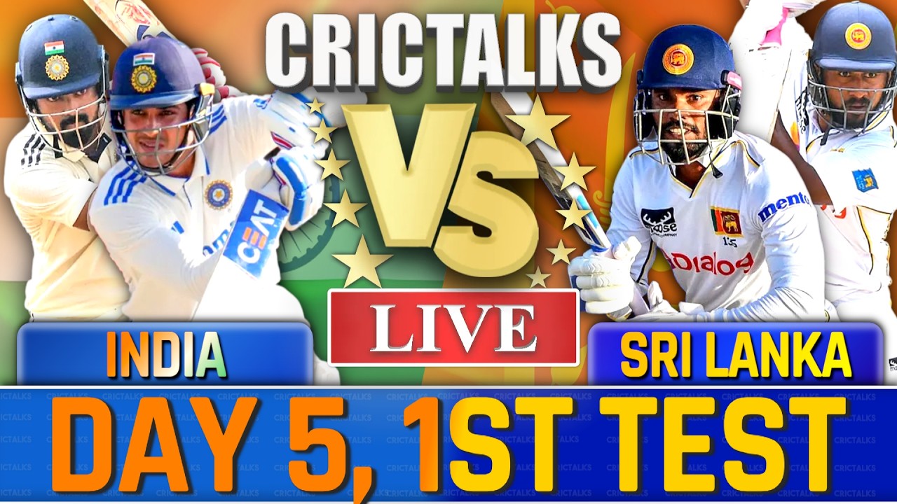Live: India vs Sri Lanka, Day 5, 1st Test Live Match Today, Cricket Scores & Commentary IND vs SL