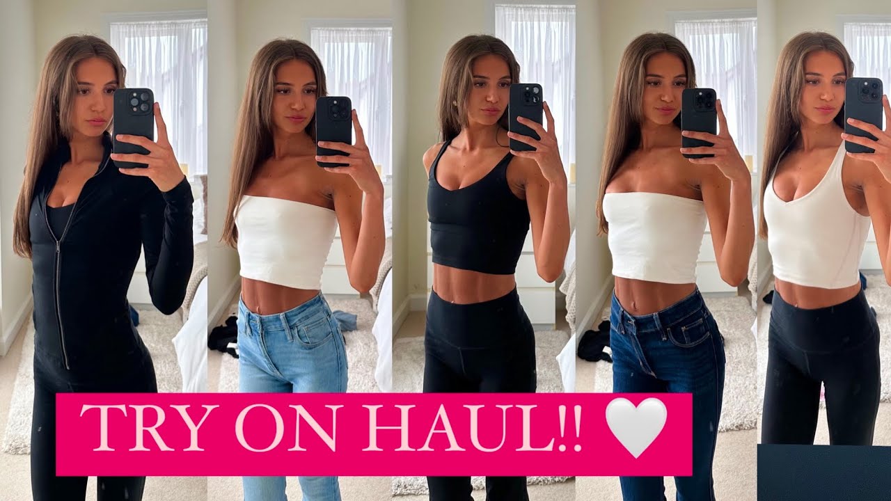 HUGE HOLLISTER TRY-ON HAUL!! Hollister & Gilly Hicks Try-On Haul - Jeans, Tops, Flares, Activewear&hellip;