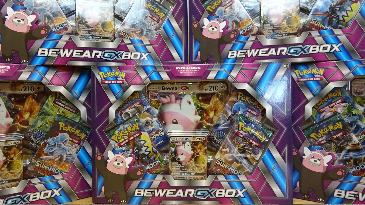 Opening 36x Bewear GX Collection Boxes