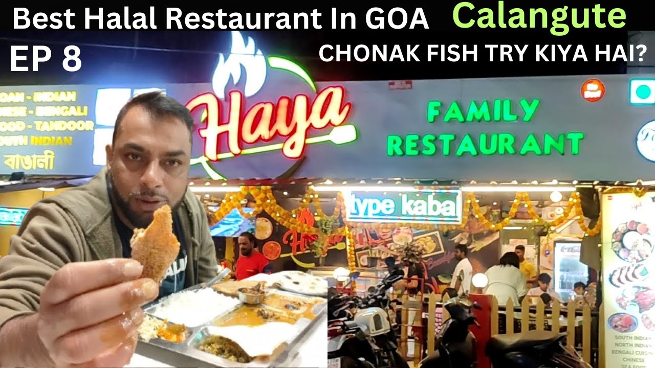 HAYA RESTAURANT|Best Halal Restaurant In Goa Calangute EP 8#food #vlog #yaadgar_miles