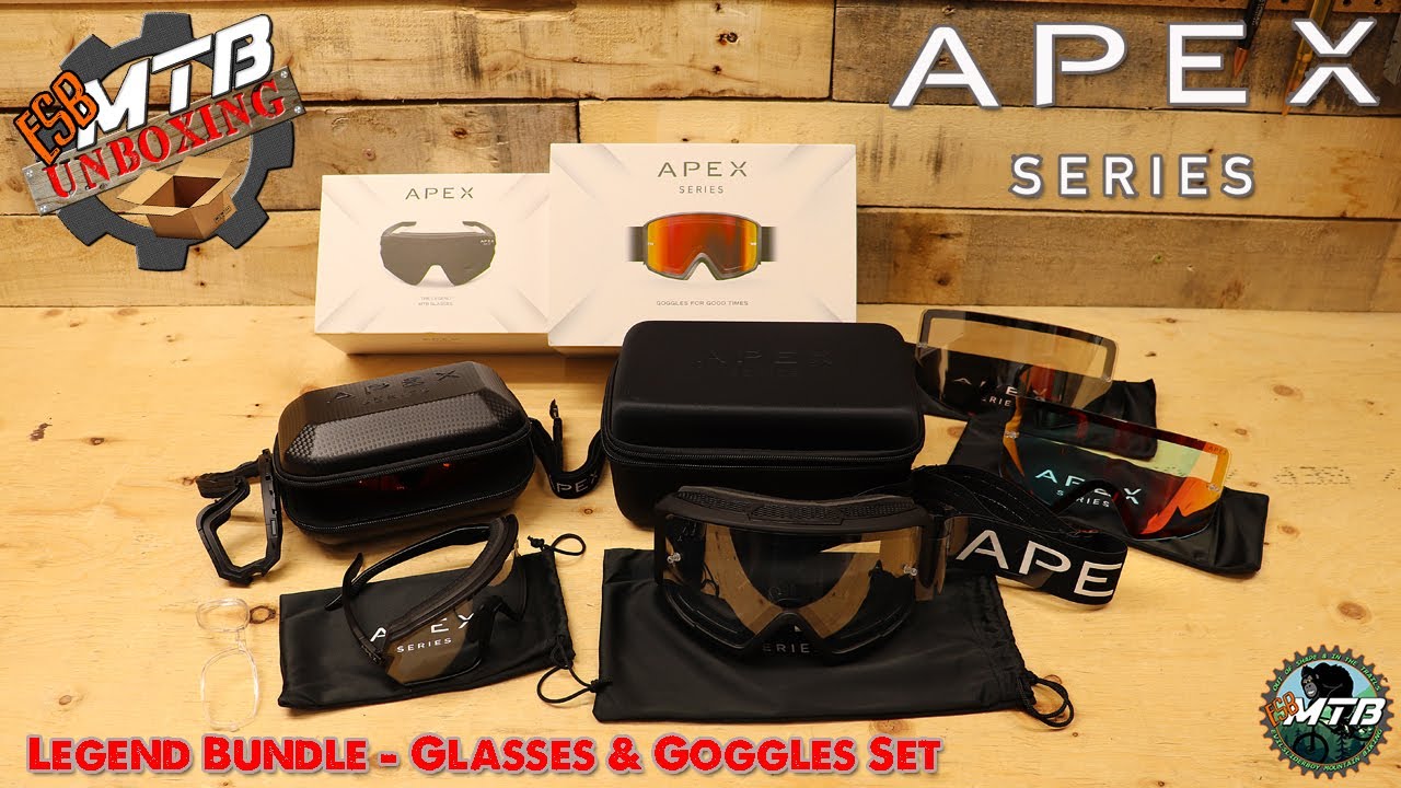 Распаковка Apex Series MTB Legend Bundle – набор очков и защитных очков