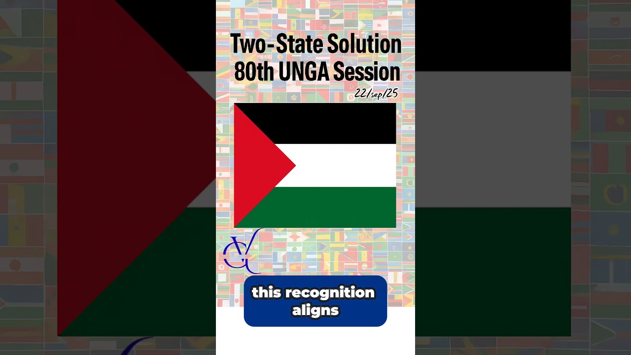 UNGA session 2025 Two State Solution❓ #geopolitics #palestine #israel #breakingnews #globalvillage