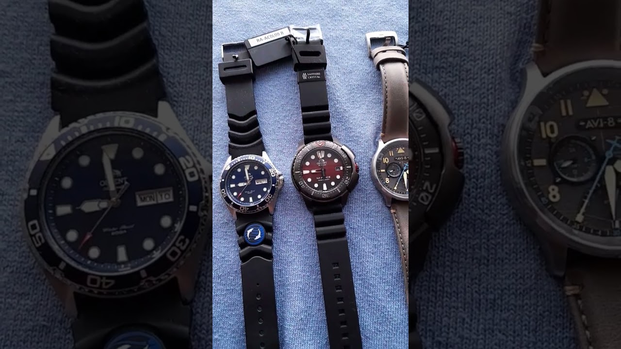 Orient M Force Limited Edition Red Dial Automatic Divers RA AC0L09R00B
