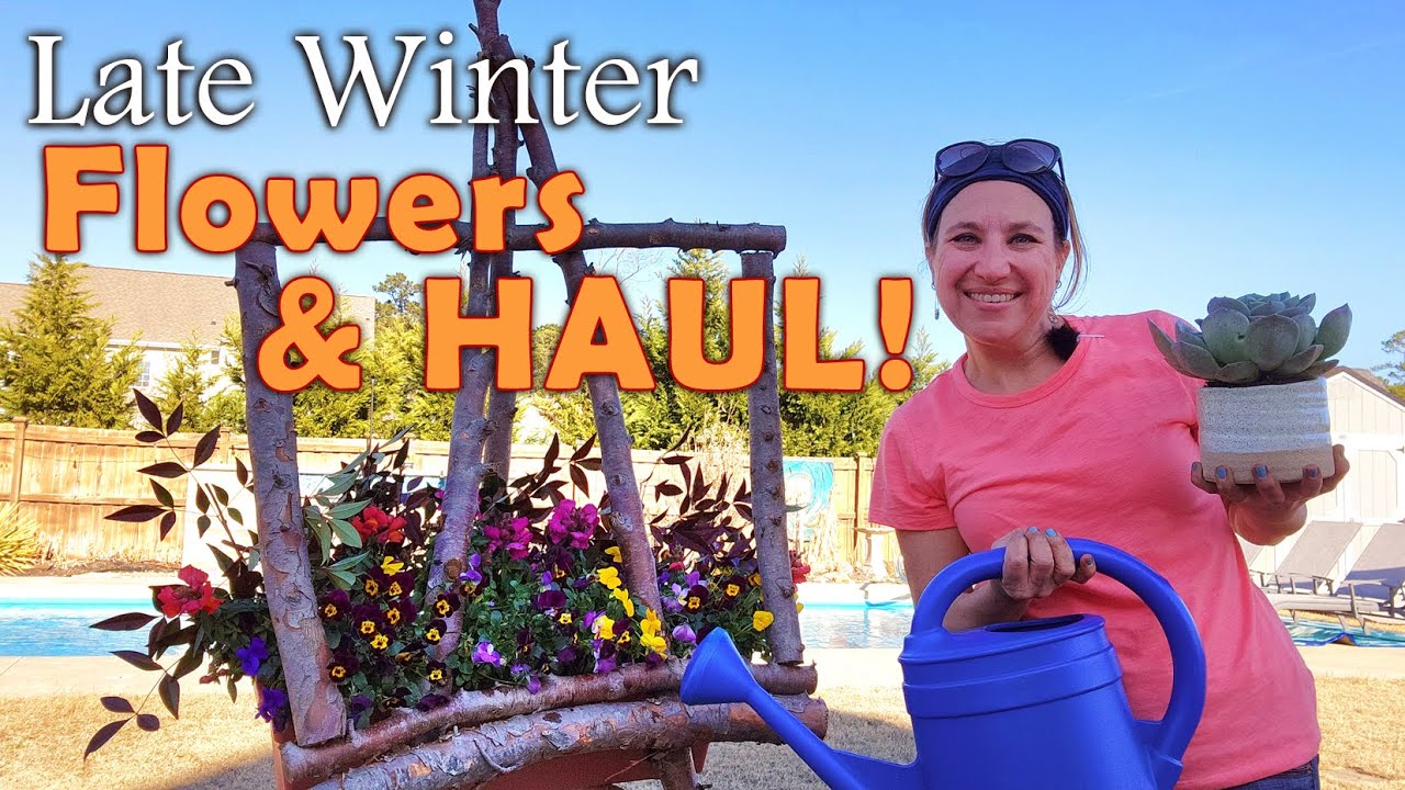 Garden HAUL & Late Winter Flower Arrangements! | My Carolina Garden