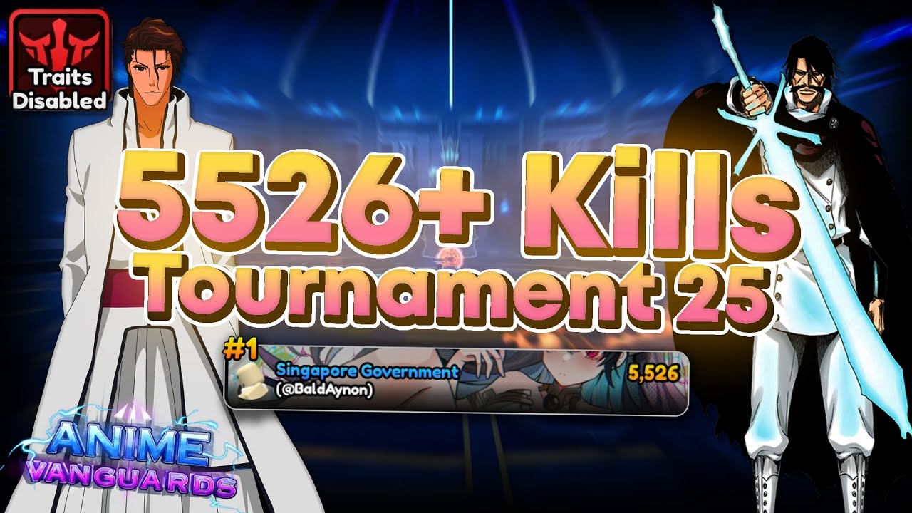 [TRAITLESS] 5526+ Kills Initial Strat Tournament #25 | Roblox Anime Vanguards