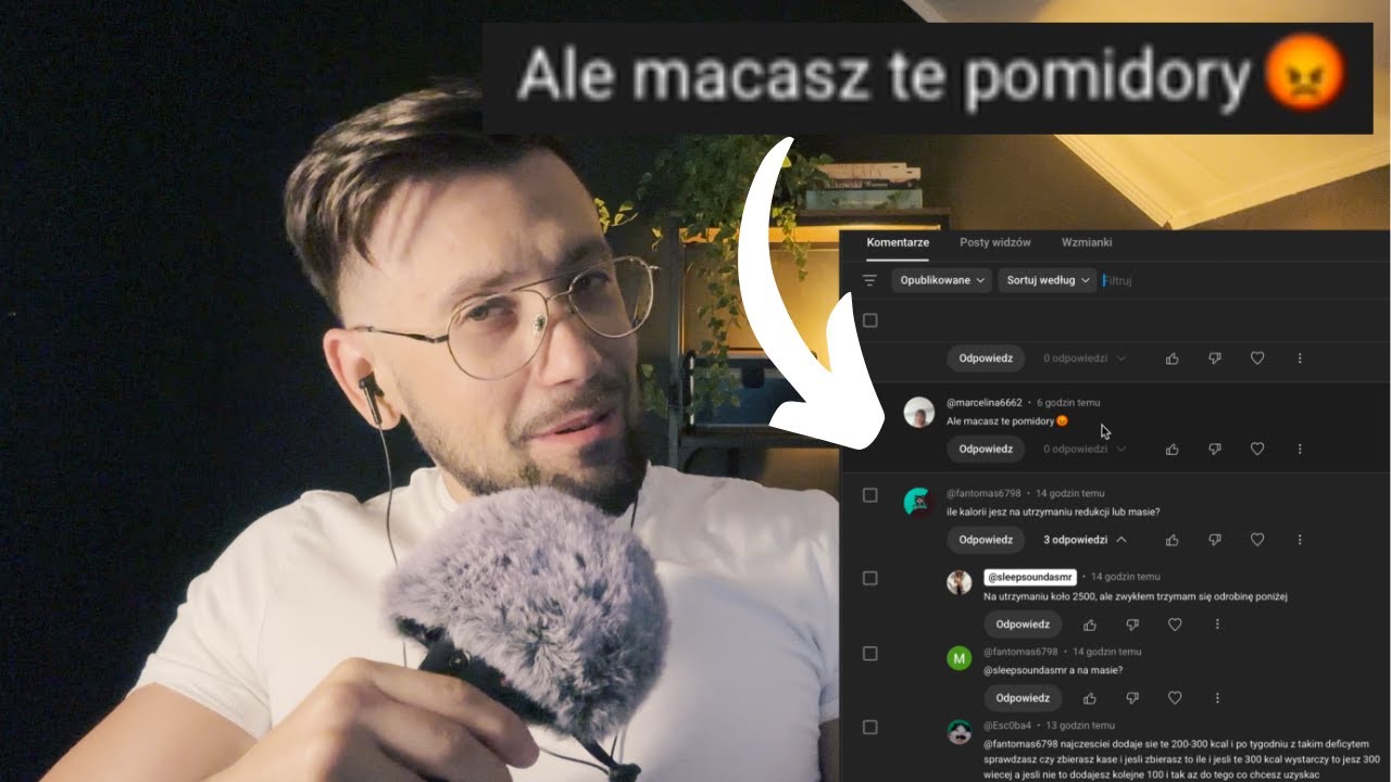 CZYTAM KOMENTARZE I NIE WIERZĘ :| ASMR po polsku