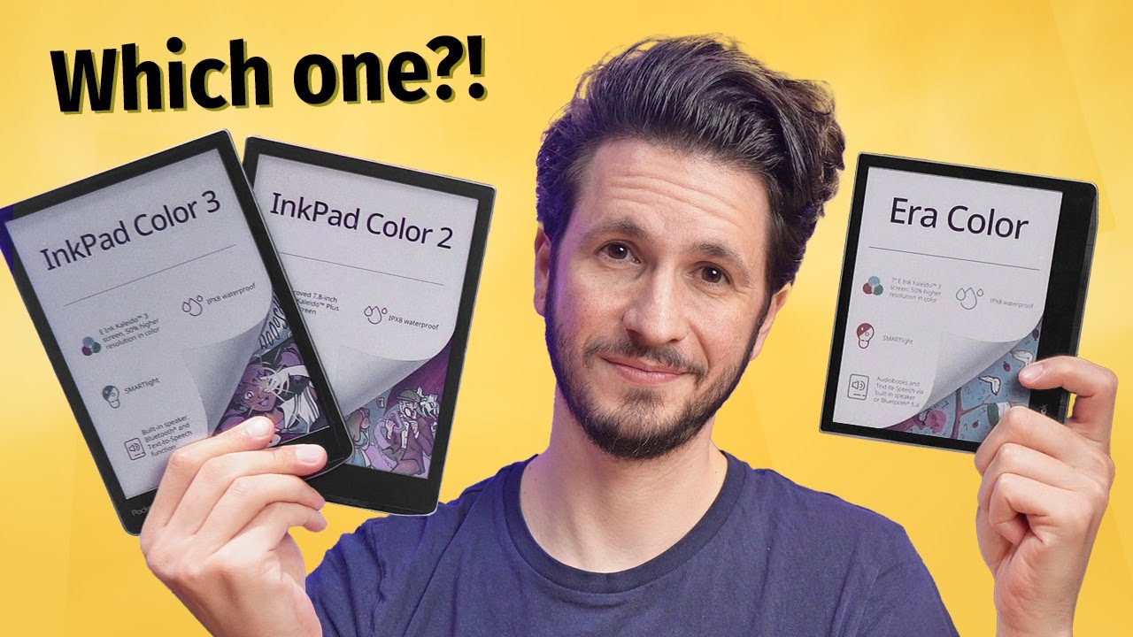 PocketBook Color eReader Showdown: Era Color vs. InkPad Color 3 and InkPad Color 2