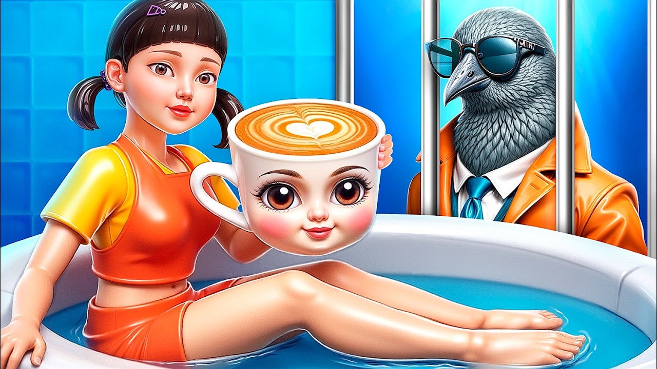 Кукла из Игры в Кальмара преображается в Балерину Капучину! Как сбежать из тюрьмы