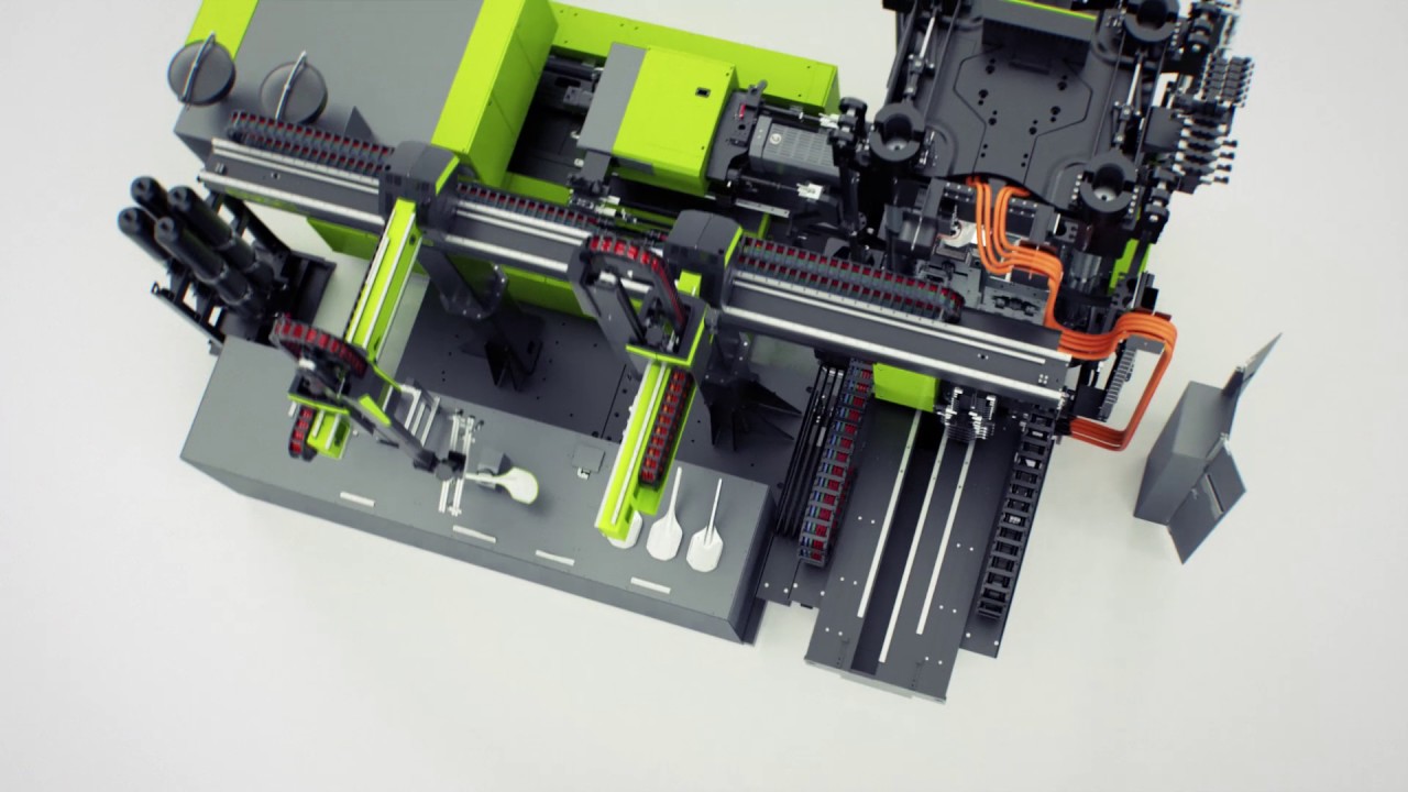 3D Animation - Engel V-DUO Injection Moulding Machine by Peschkedesign