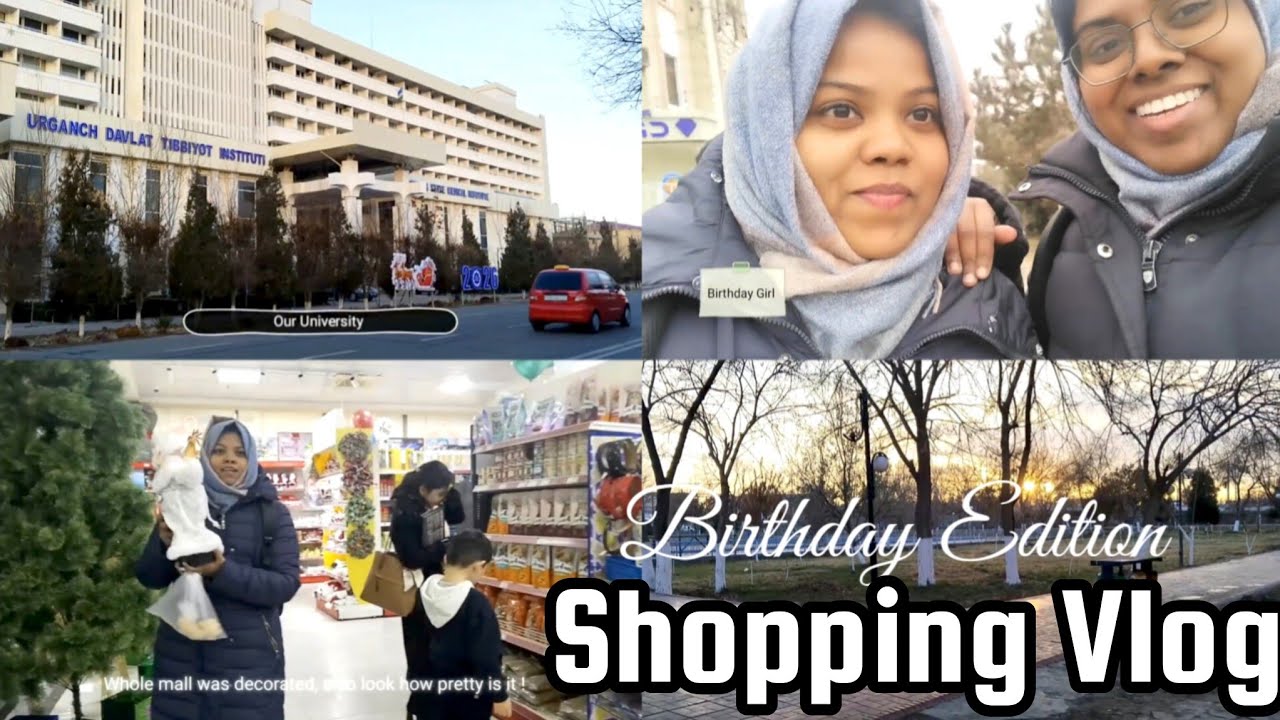 Simple day in my life of a medical Student 🎂 Birthday Shopping 🛍️ 