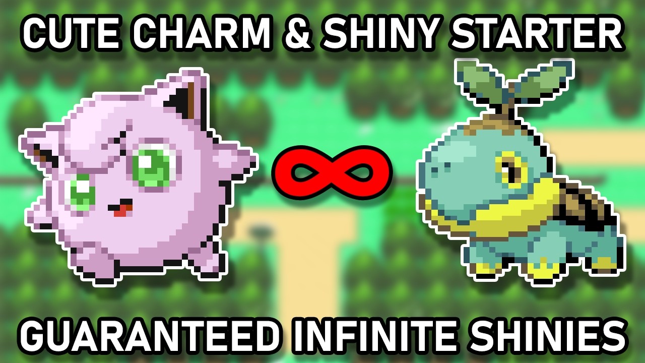 NEW EASY METHOD FOR GUARANTEED SHINY STARTER AND CUTE CHARM GLITCH IN DIAMOND/PEARL/PLATINUM