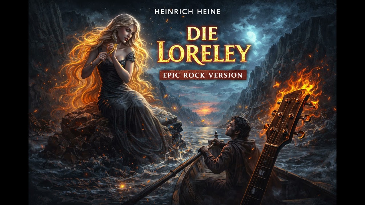 “Loreley – The Siren of the Rhine Sings in Rock ⚡ (Heinrich Heine)”