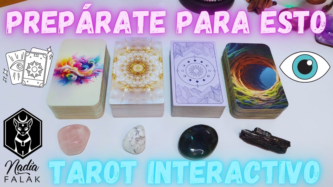 ¡ES TIEMPO DE PREPARARTE PARA ESTO! 😯 Tarot Interactivo 💜 Nadia Falak