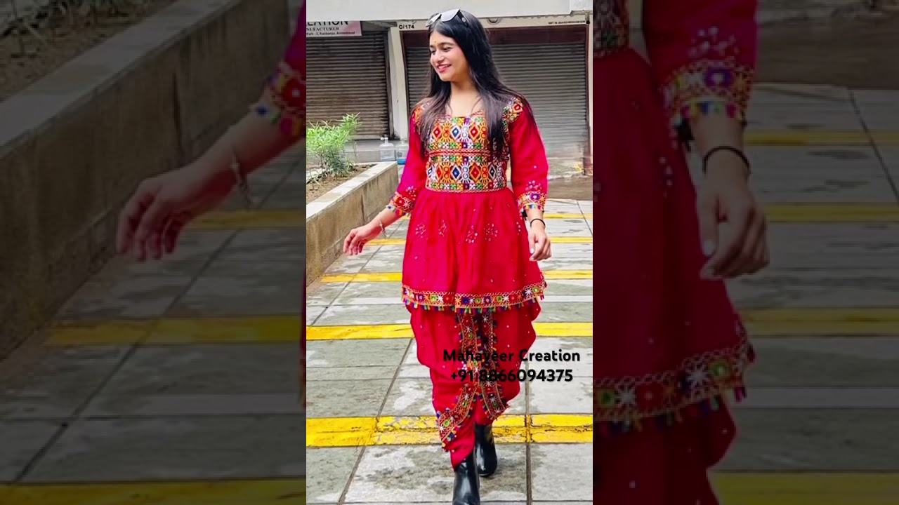 Navratri garba outfit manufacturer in Ahmedabad Gujarati Garba dress dhoti kediya style 2026 