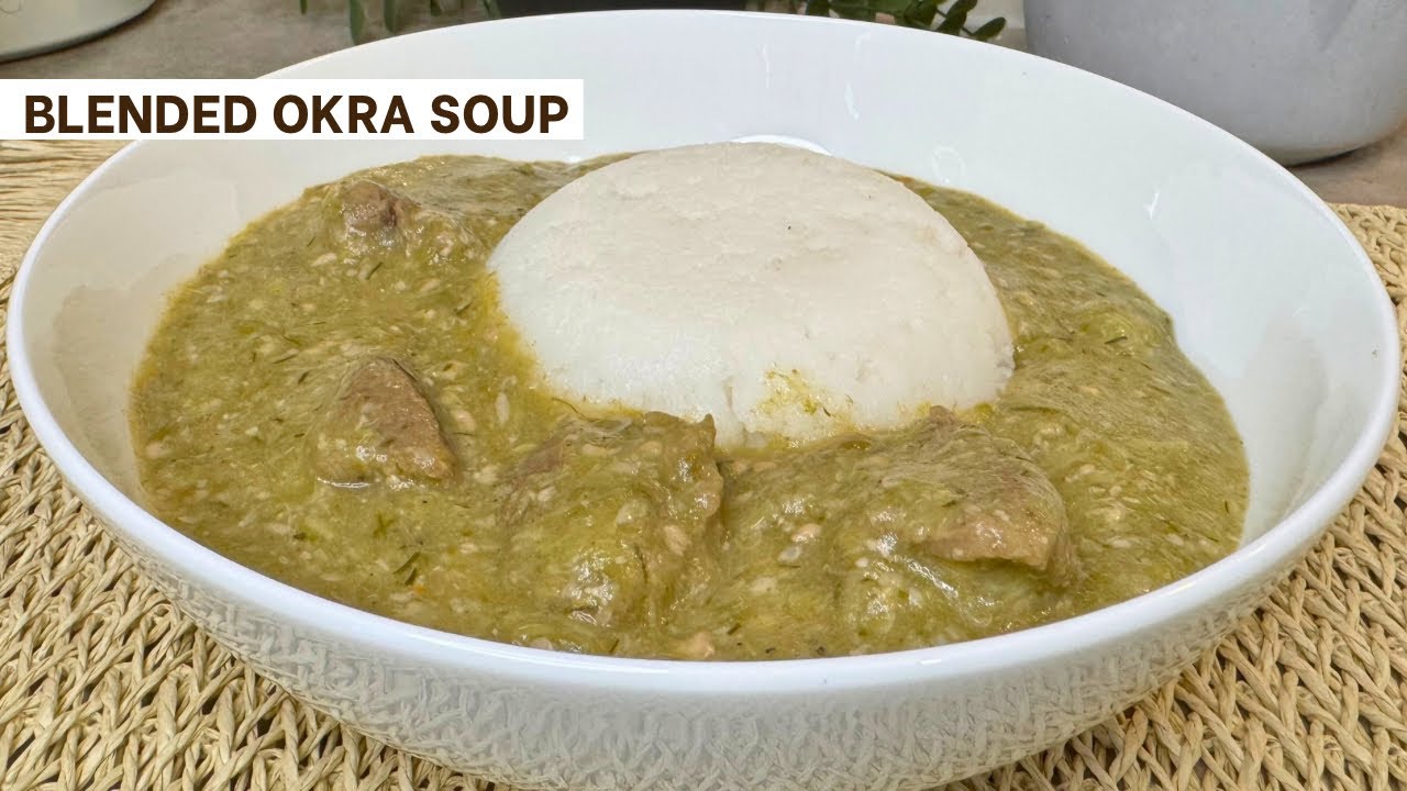 🇸🇸🇸🇩 Bamia Mafrooka | South Sudanese Blended Okra Soup