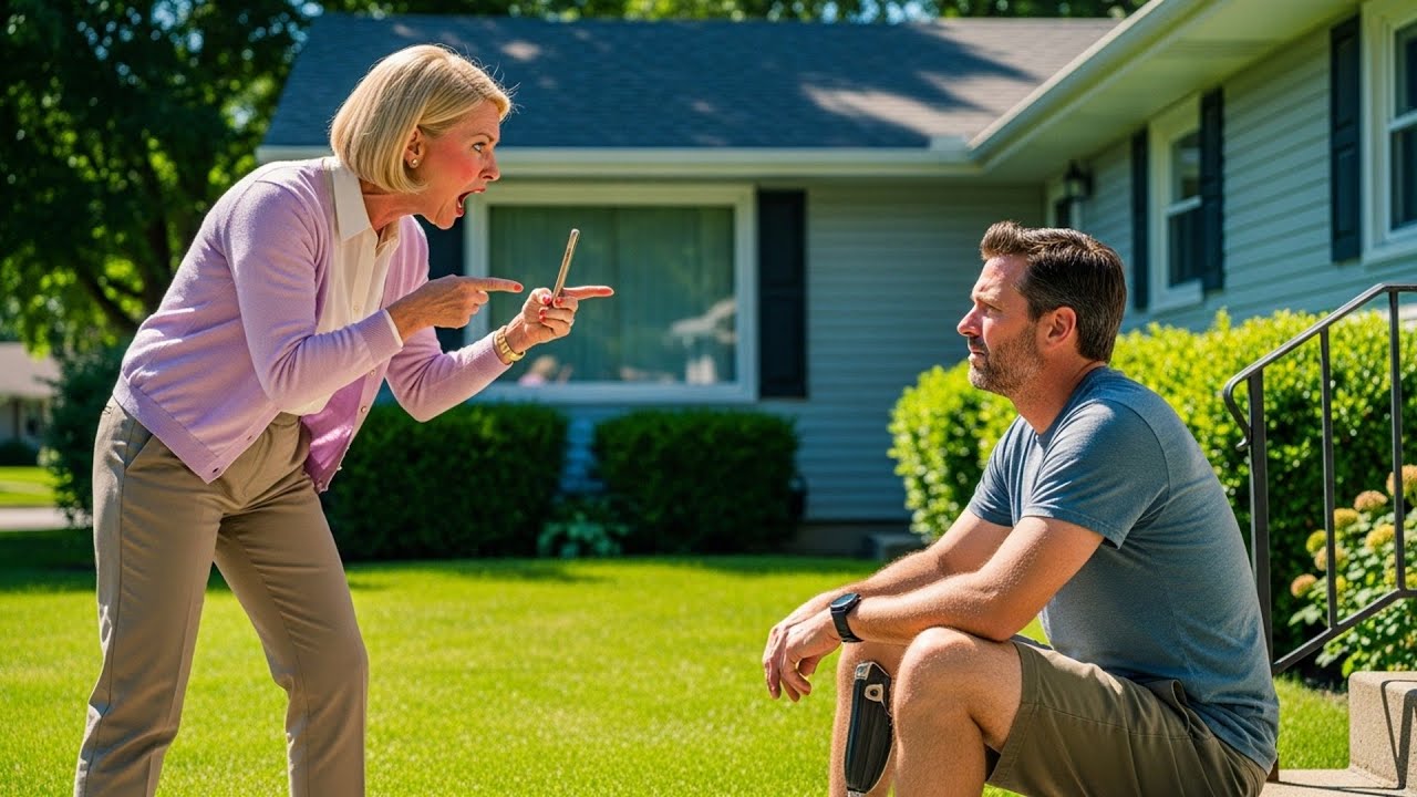 HOA Karen Screamed At My Disabled Veteran Husband, Didn't Expect His Marine Buddies To Show Up