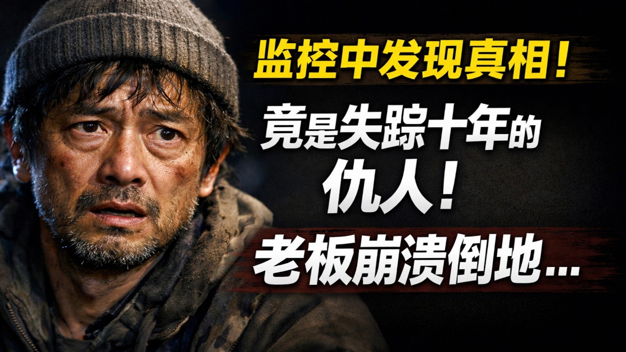 上海餐厅老板为报答救子之恩，雇佣流浪汉做清洁工…安装监控后，他吓得瘫倒在地！
