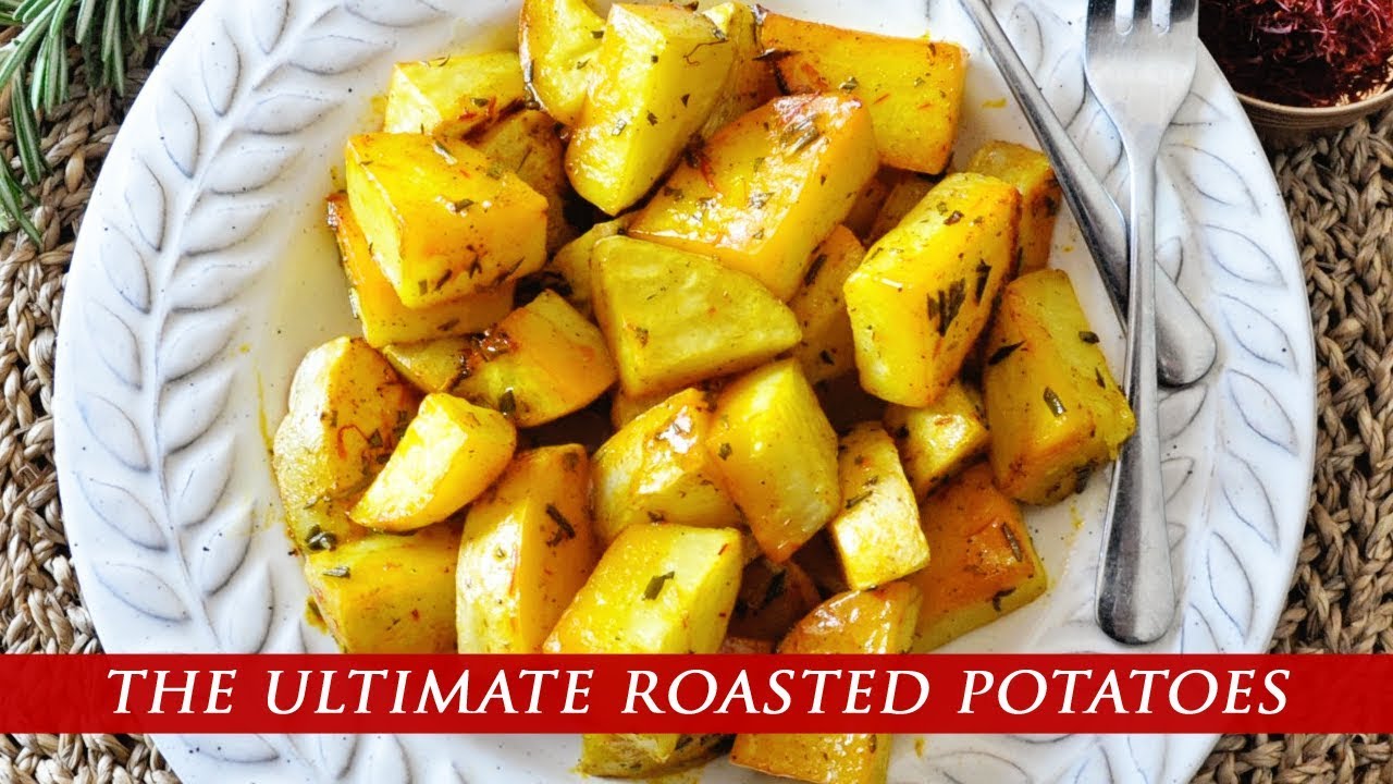 EPIC SPANISH POTATOES with Wine, Saffron & Rosemary