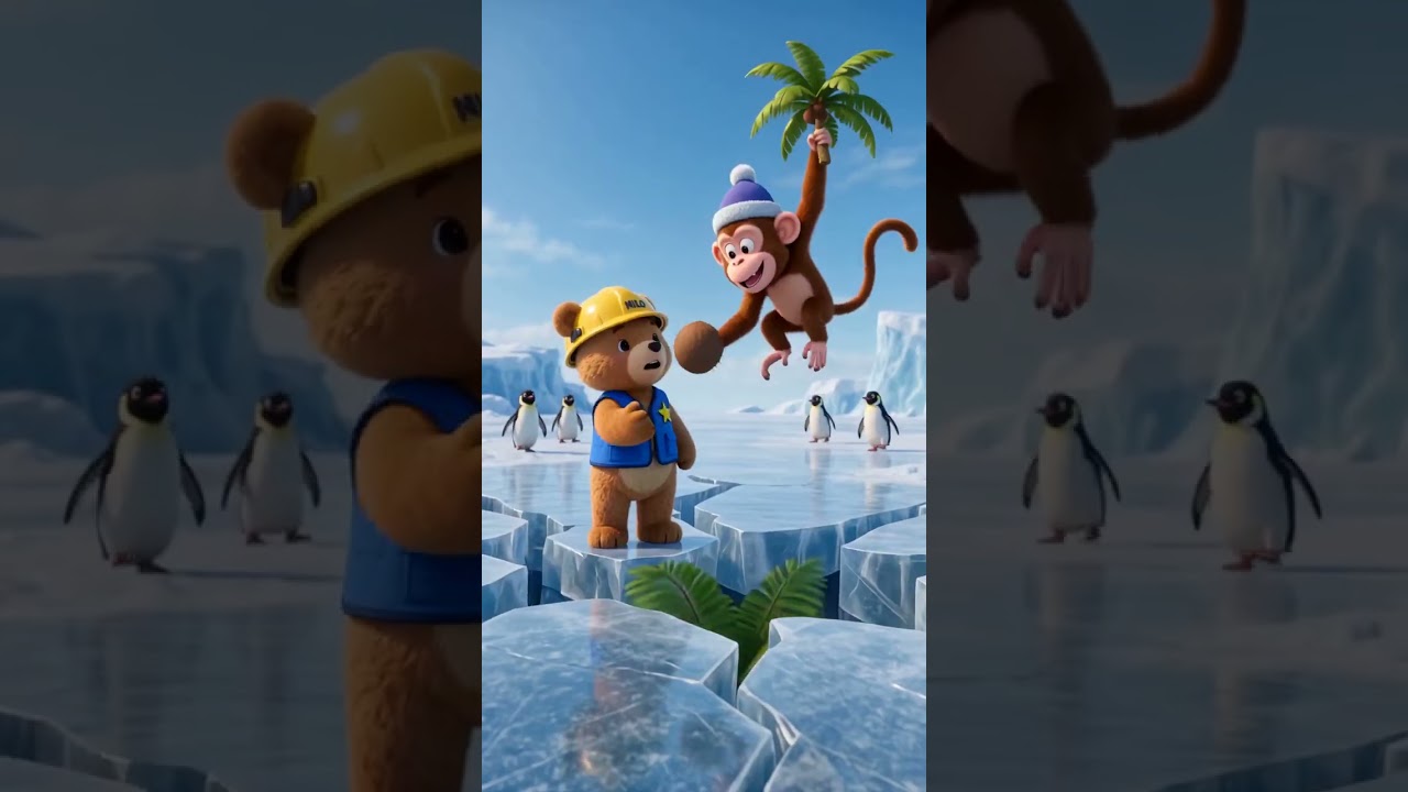 Milo CRACKED Antarctica Open?! 🧊😱🌴 #shorts  #kidsanimation #kidscartoon #milosminimissions