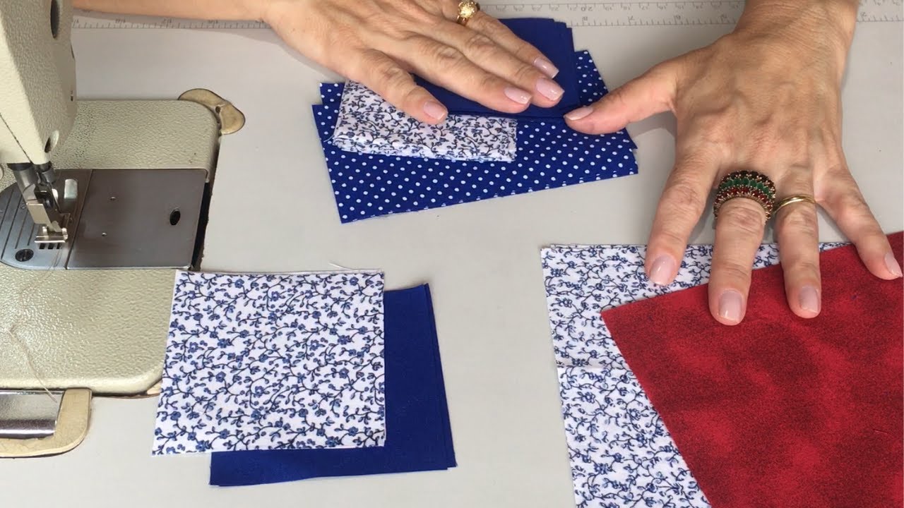 03 PARTES para fazer um BLOCO de PATCHWORK Lindíssimo