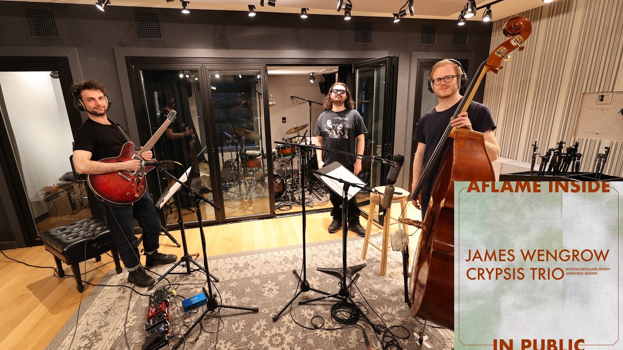 AFLAME INSIDE IN PUBLIC James Wengrow Crypsis Trio (with Mathias Jensen and James Paul Nadien)
