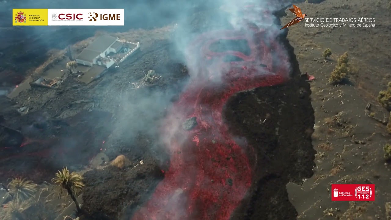 Momentos IMPACTANTES resumen, como reconocimiento al equipo del IGME. Erupción La Palma IGME-CSIC