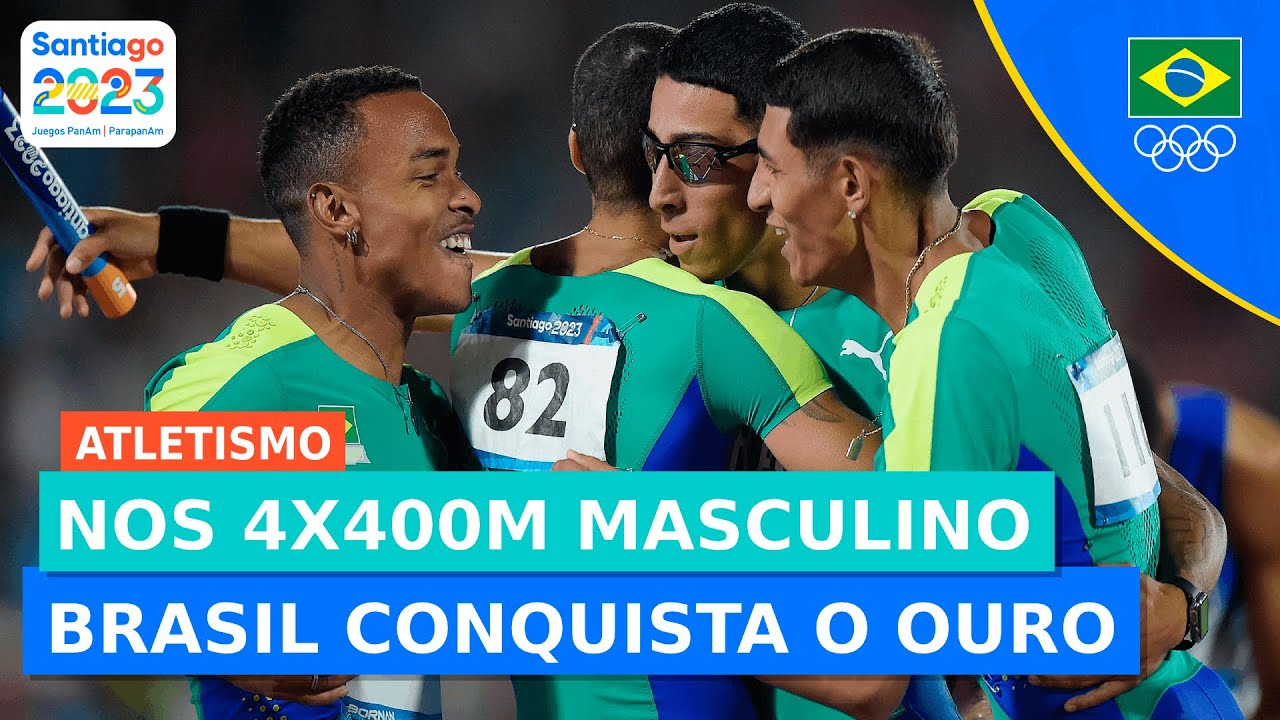 JOGOS PAN-AMERICANOS l NOS 4X400M, BRASIL TEM PÓDIO DE OURO