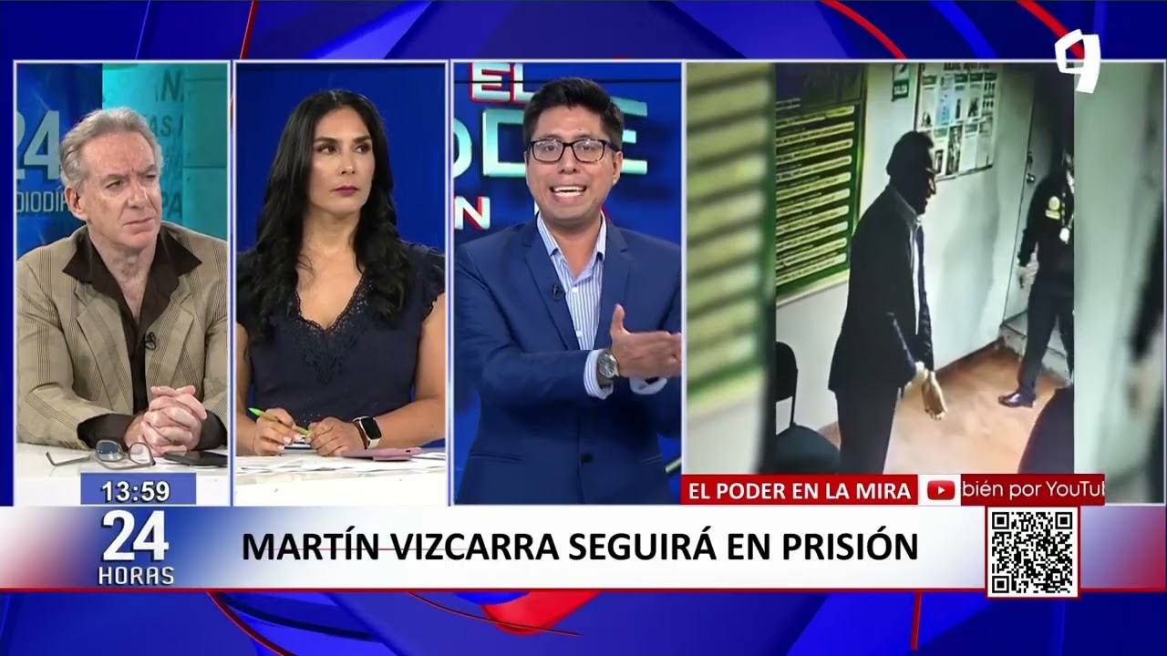 Martin Vizcarra seguirá en prisión