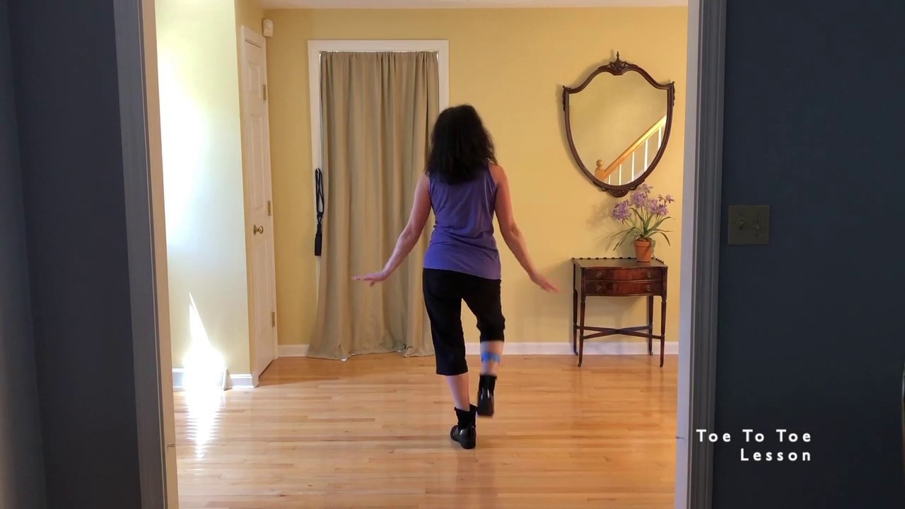 Toe To Toe - L3/4 Line Dance Lesson & Dance Along - Music @ 5:22