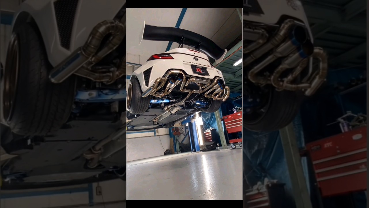 Toyota GR 86 Exhaust system sound #gr86 #johnnyscarbon #exhaust #toyota #handmade #art
