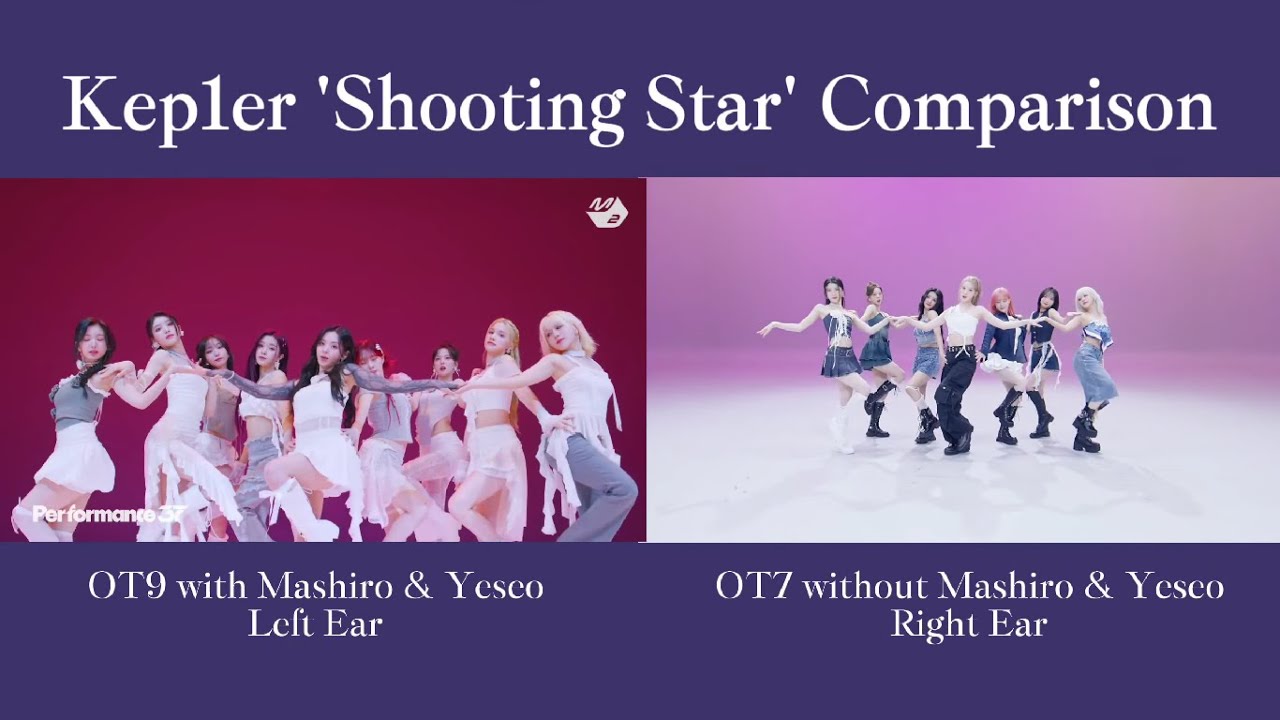 Kep1er Medley Performance - OT9 vs OT7 without Mashiro & Yeseo | Comparison + Split Audio