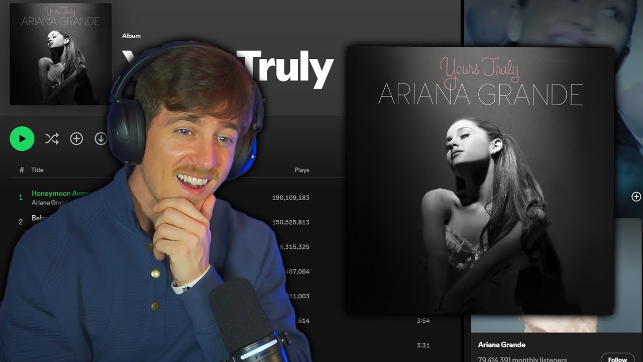 Reacting to Ariana Grande - Yours Truly (full album)