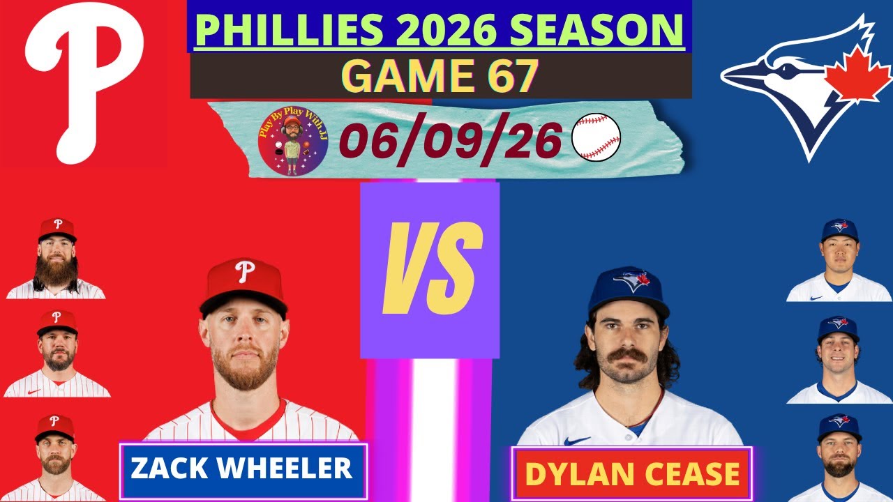 Philadelphia Phillies @ Toronto Blue Jays LIVE 3D Mode | Radio-Style Play-by-Play #phillies #jays