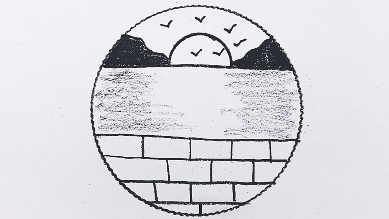 Creative Art for Kids | Scenery Drawing | #art #kidsdrawing #kidsvideo #drawing4kids #easydrawing 