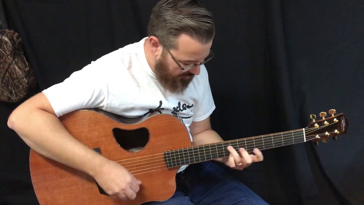 McPherson MG-4.5 Guitar with Redwood Top at Guitar Gallery