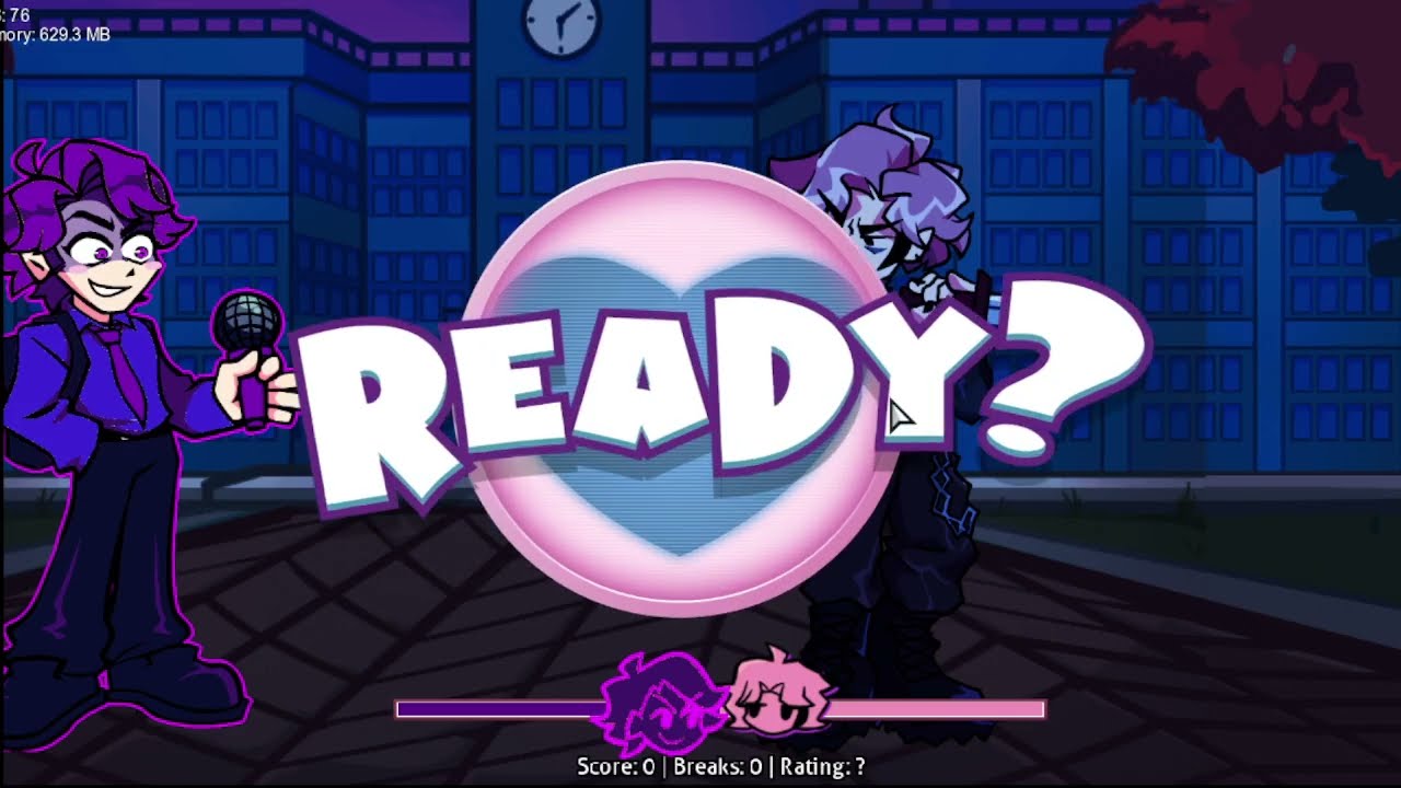 FNF เพลง TheDarknessNova Senpai vs Sven (My powerful magic, your weapons are ineffective against me)