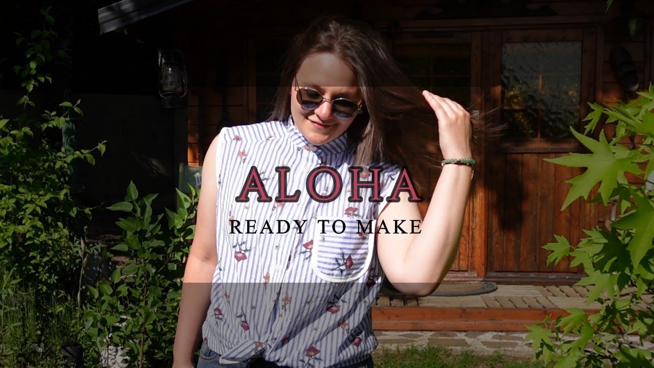 🧵 CHEMISE POUR L'ETE🧵 Patron INTERMEDIAIRE de chez Ready To Make | ALOHA 🧵