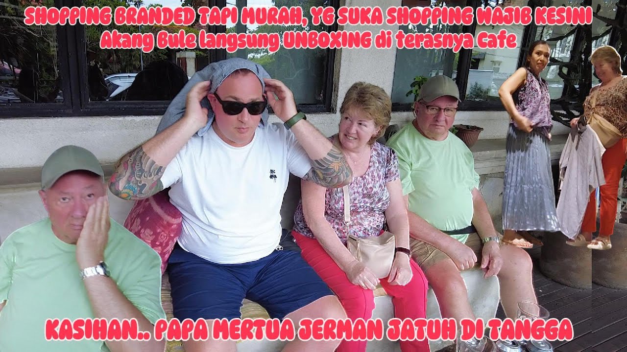 KASIHAN😟 PAPA JATUH TERSANDUNG TANGGA II BELANJA BARANG BRANDED TAPI MURAH, AKANG LANGSUNG UNBOXING