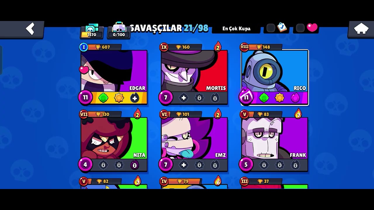 Sonda ikili efsanevi açtım mük şeyler çıktı izlemem lazım brawl stars part 34