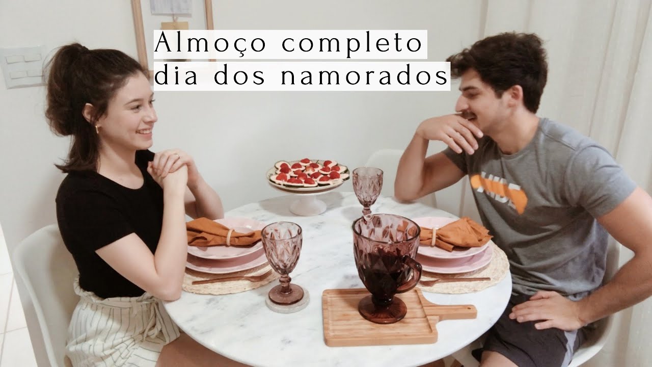 ALMOÇO ROMÂNTICO PARA O DIA DOS NAMORADOS ❤️ cardápio completo