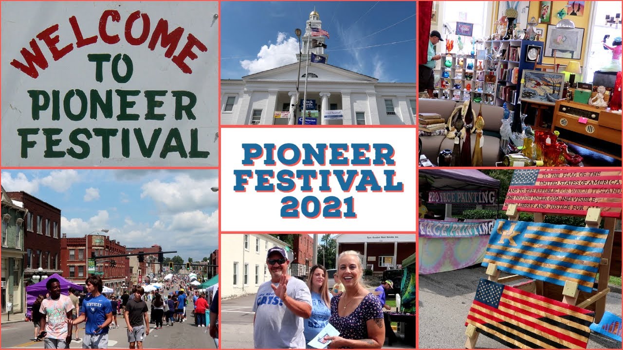 The Pioneer Festival Winchester, KY 2021: Walking Down Main Street