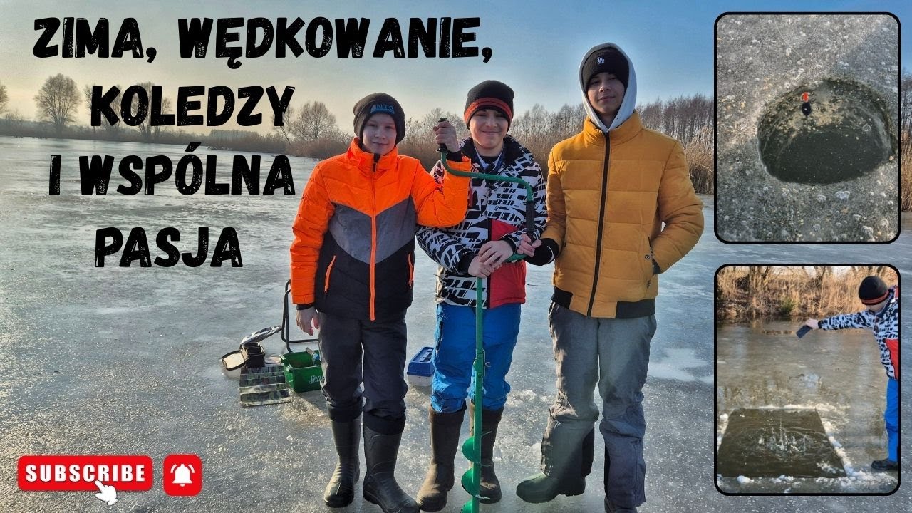 Zima, Wędkowanie, Koledzy i Wspólna Pasja 👊