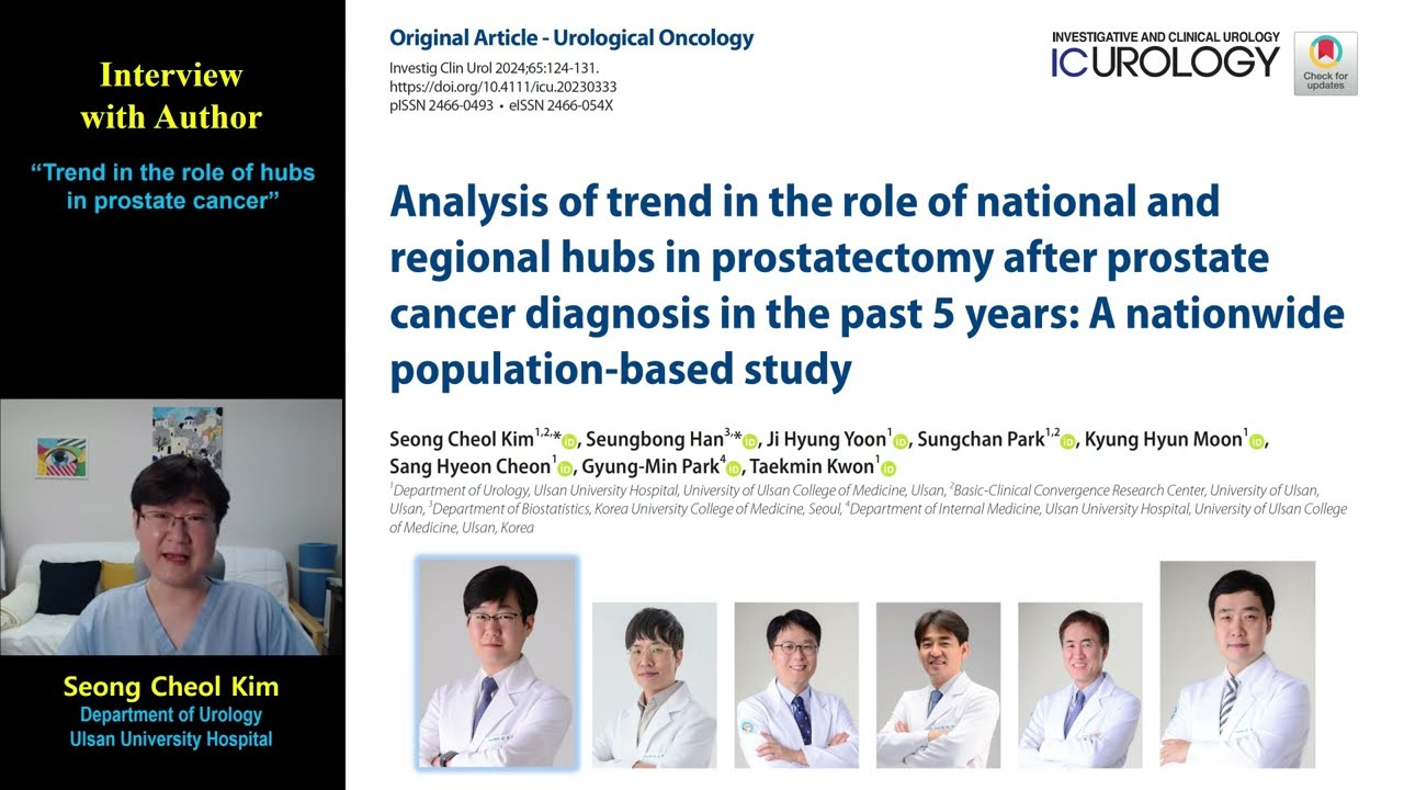 [Interview with Author, March 2024] Trend in the role of hubs in prostate cancer