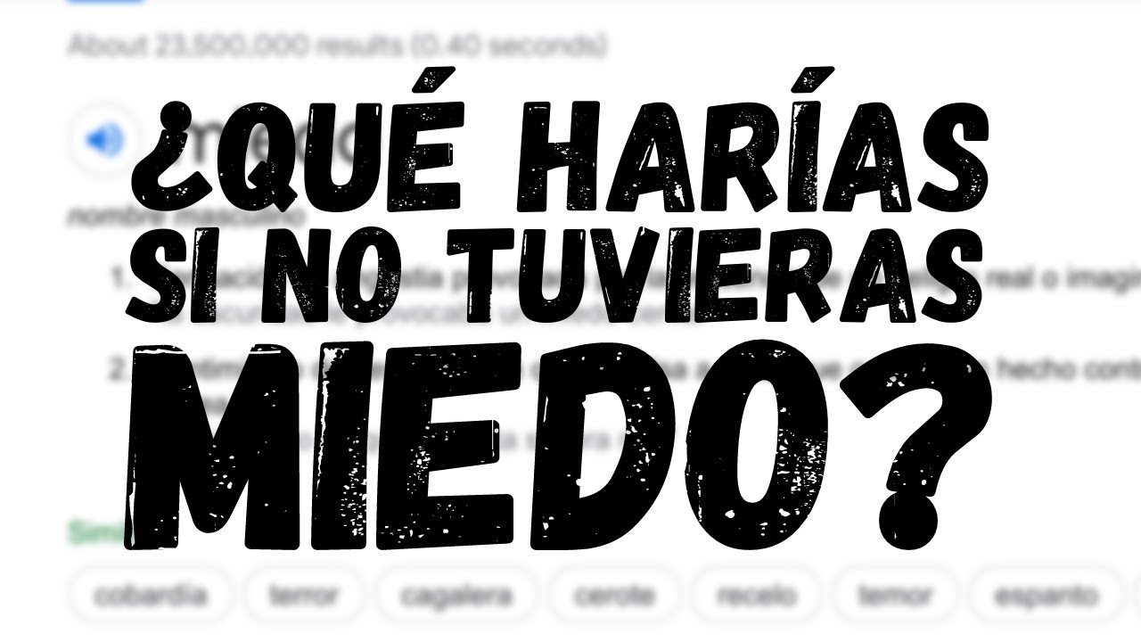 ¿Cómo vencer tus miedos? || Motivacional