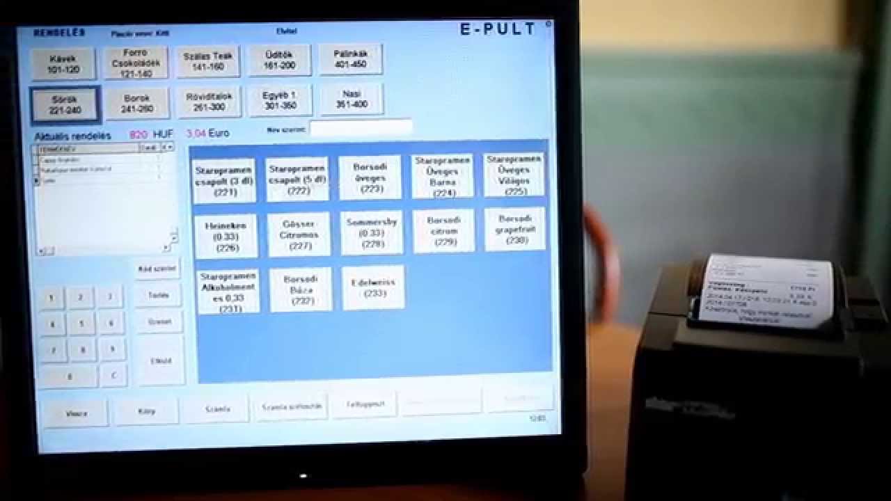 E-pult &Eacute;ttermi Szoftver