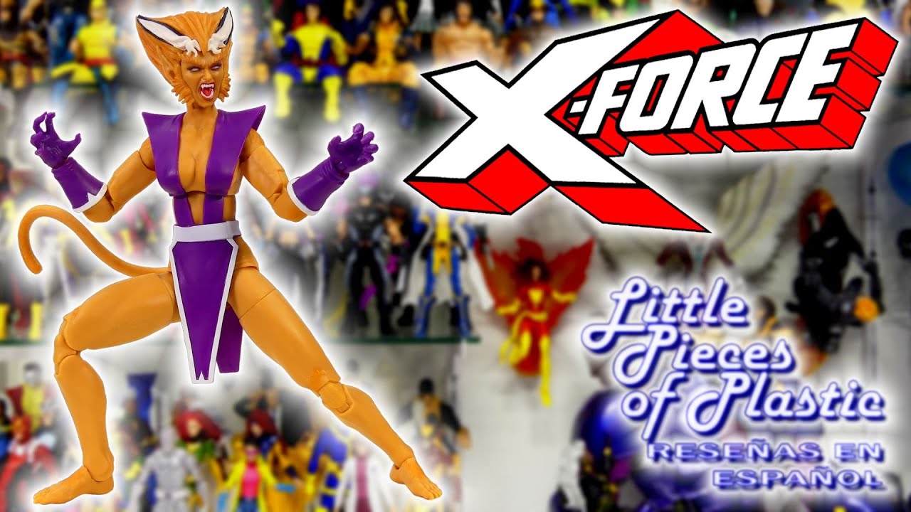 Feral X-Force Marvel Legends Mini Comic Series Reseña Revisión Review Little Pieces Plastic