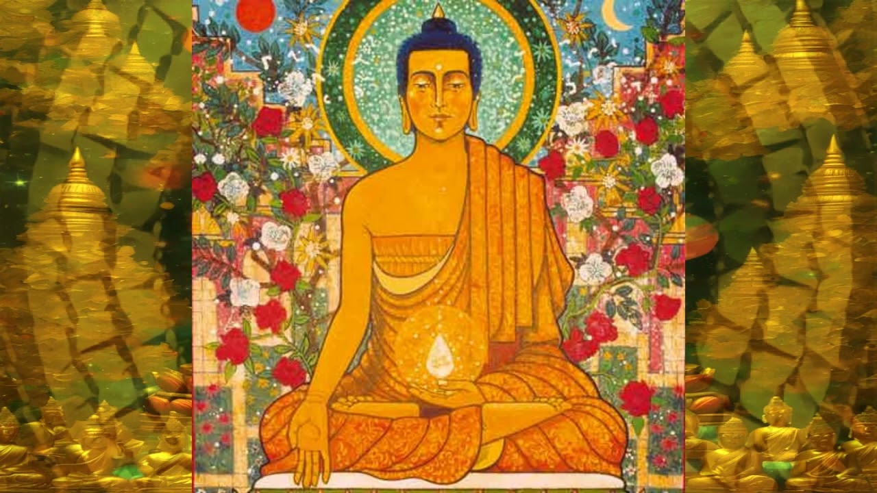 RATNASAMBHAVA MANTRA    OM RATNASAMBHAVA TRUM SOUTHERN DHYANI BUDDHA  THE JEWEL BORN WAY OF DEVOTION